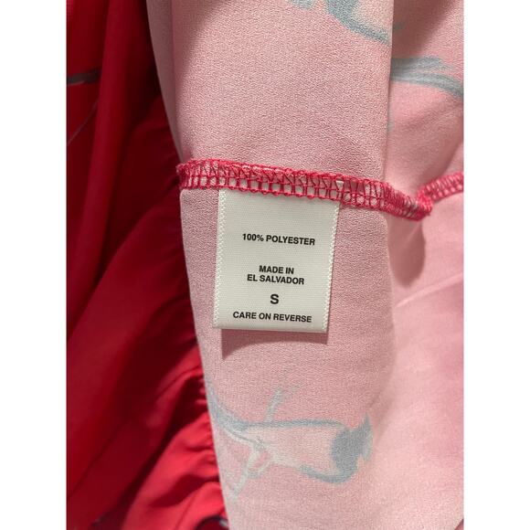 New York & Company Red Floral Boho Blouse, Women’s Size Small, EUC - Picture 5 of 5